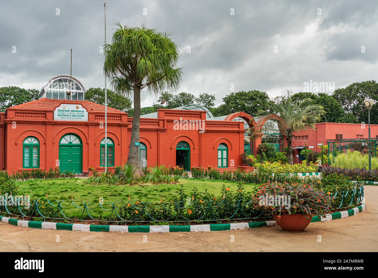 Edificio de la Dirección de Horticultura