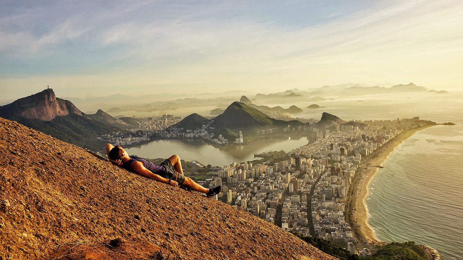 Two Brothers Hike Rio De Janeiro Sunrise