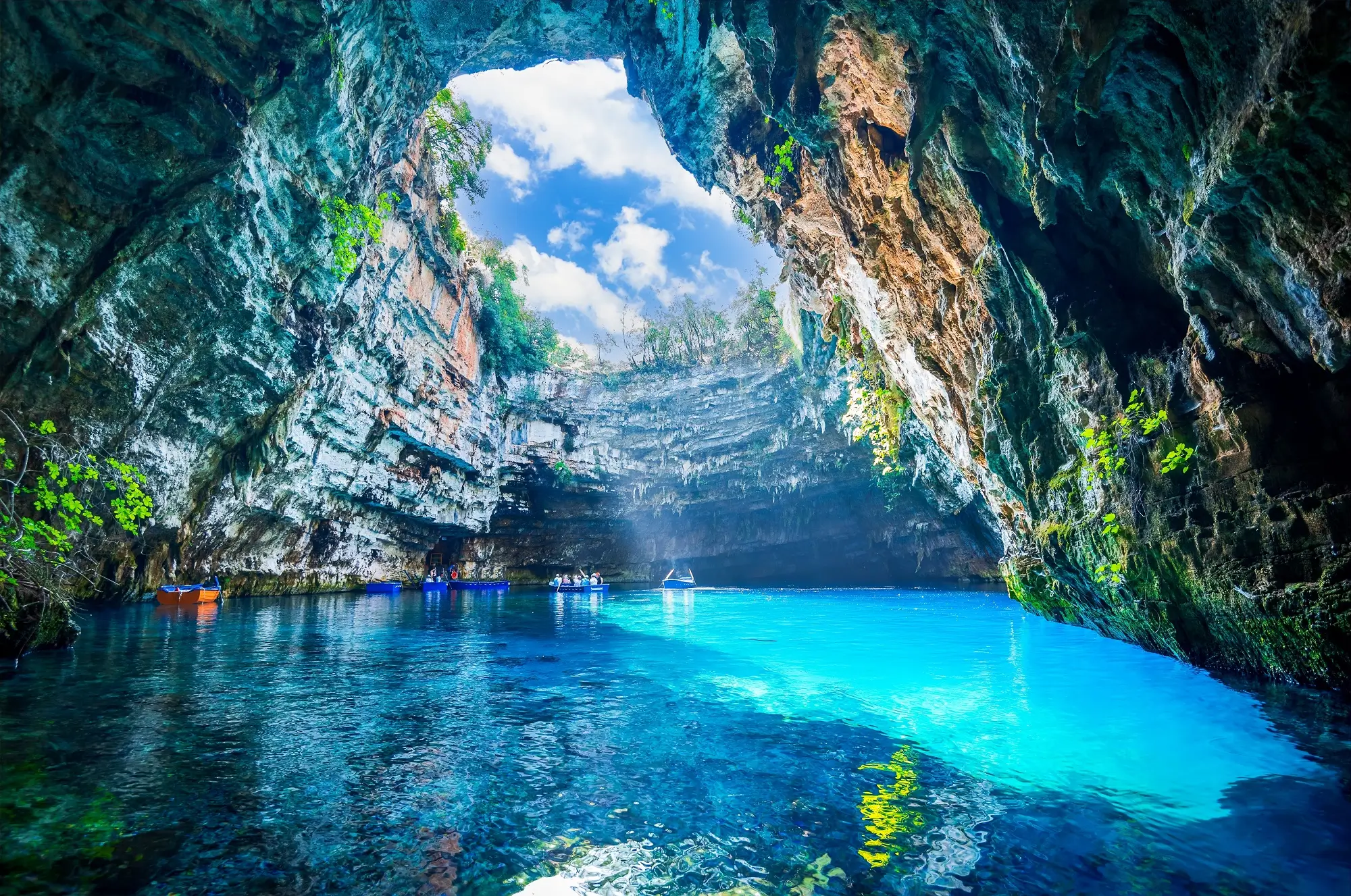 Melissani and Drogarati Cave