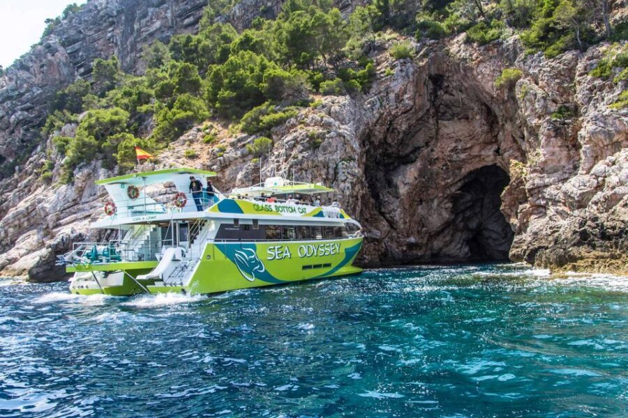From Cala Millor East Coast Glass Bottom Boat Trip