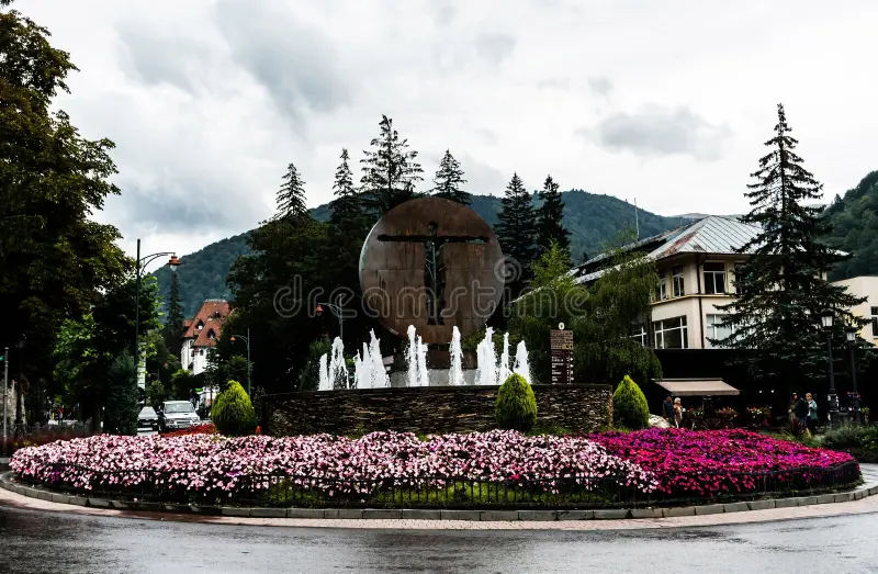 Sinaia town center district