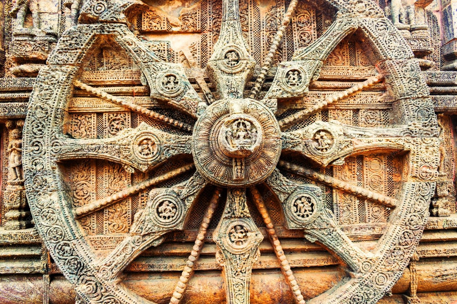 Chariot Wheel Reliefs, North Face