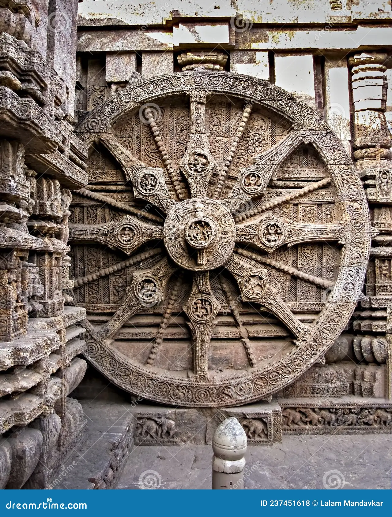 Twenty-Four Carved Wheels