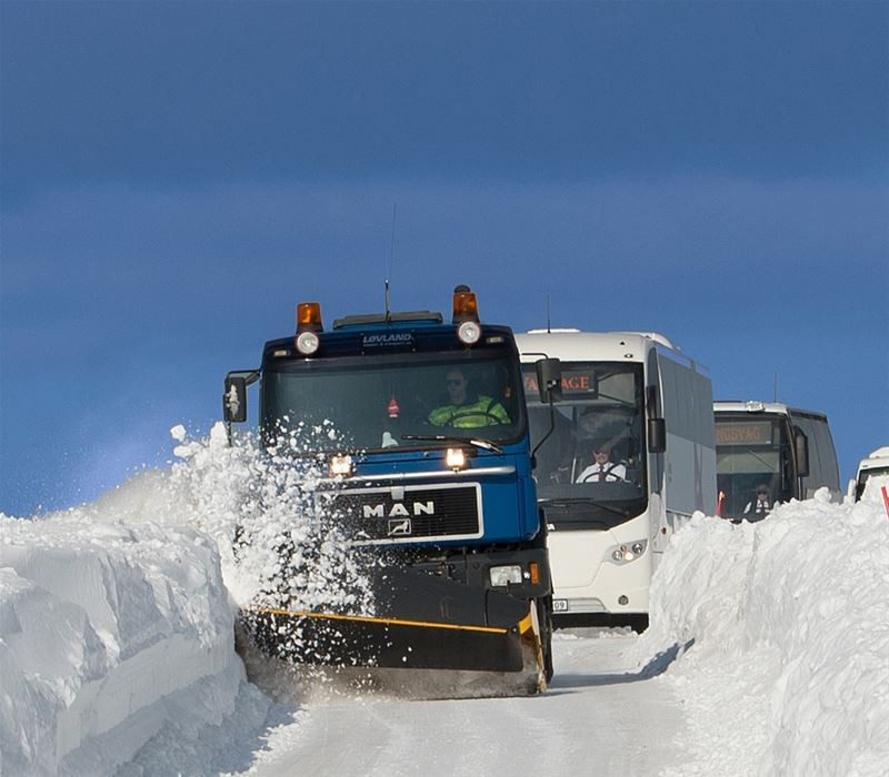 Bus From Honningsvag to North Cape