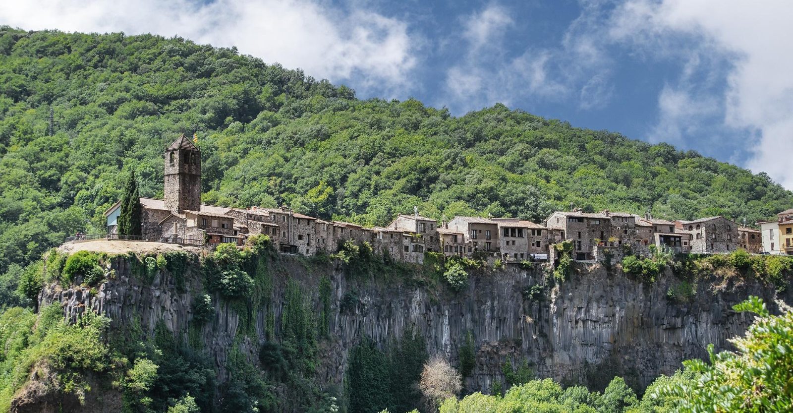 Castellfollit de la Roca Cliffside