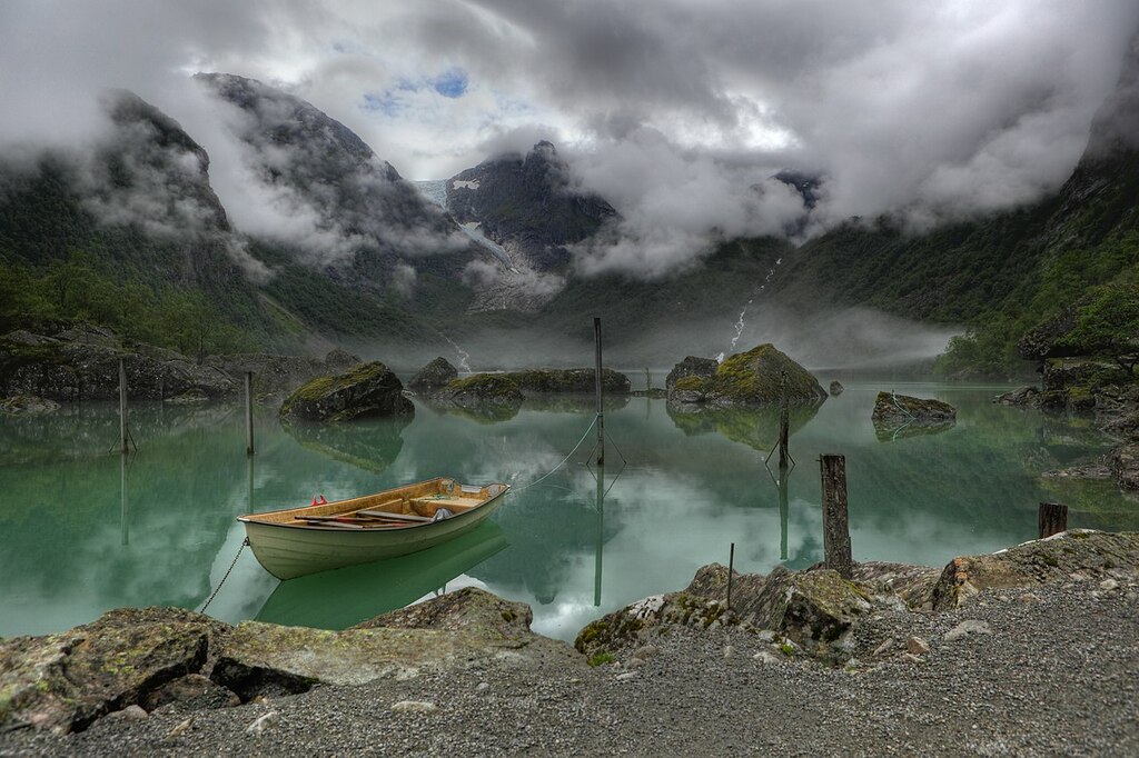 Bondhus Glacier Lake From Bergen