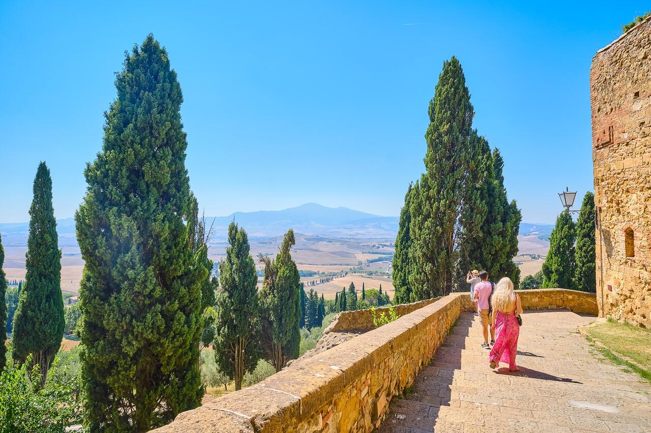 Montalcino Town Walls Lookout