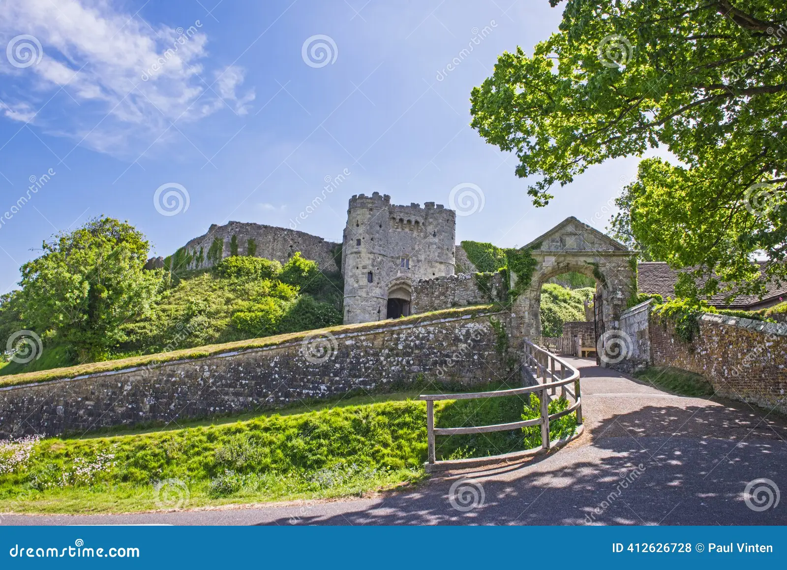 Edificio d'ingresso del Castello di Carisbrooke