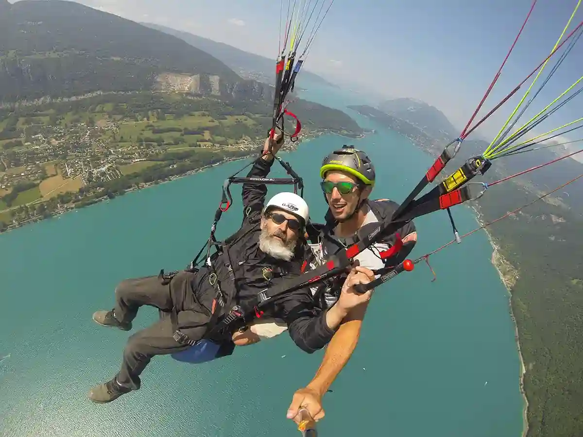 Paragliding Lake Annecy