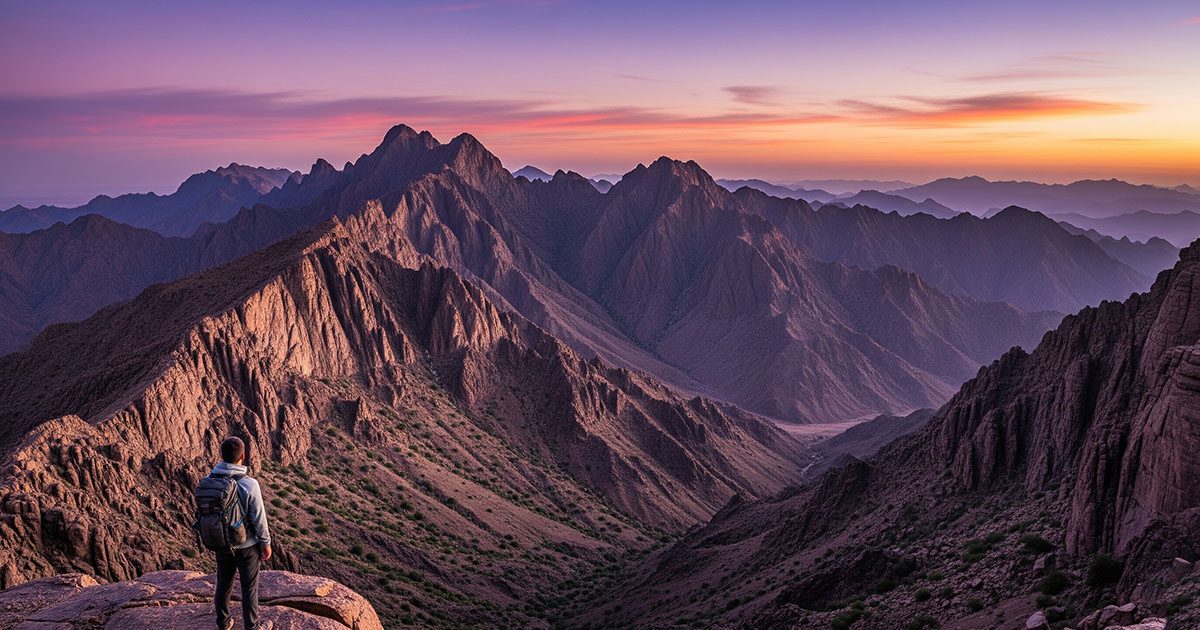 Panoramic Mountain Peaks