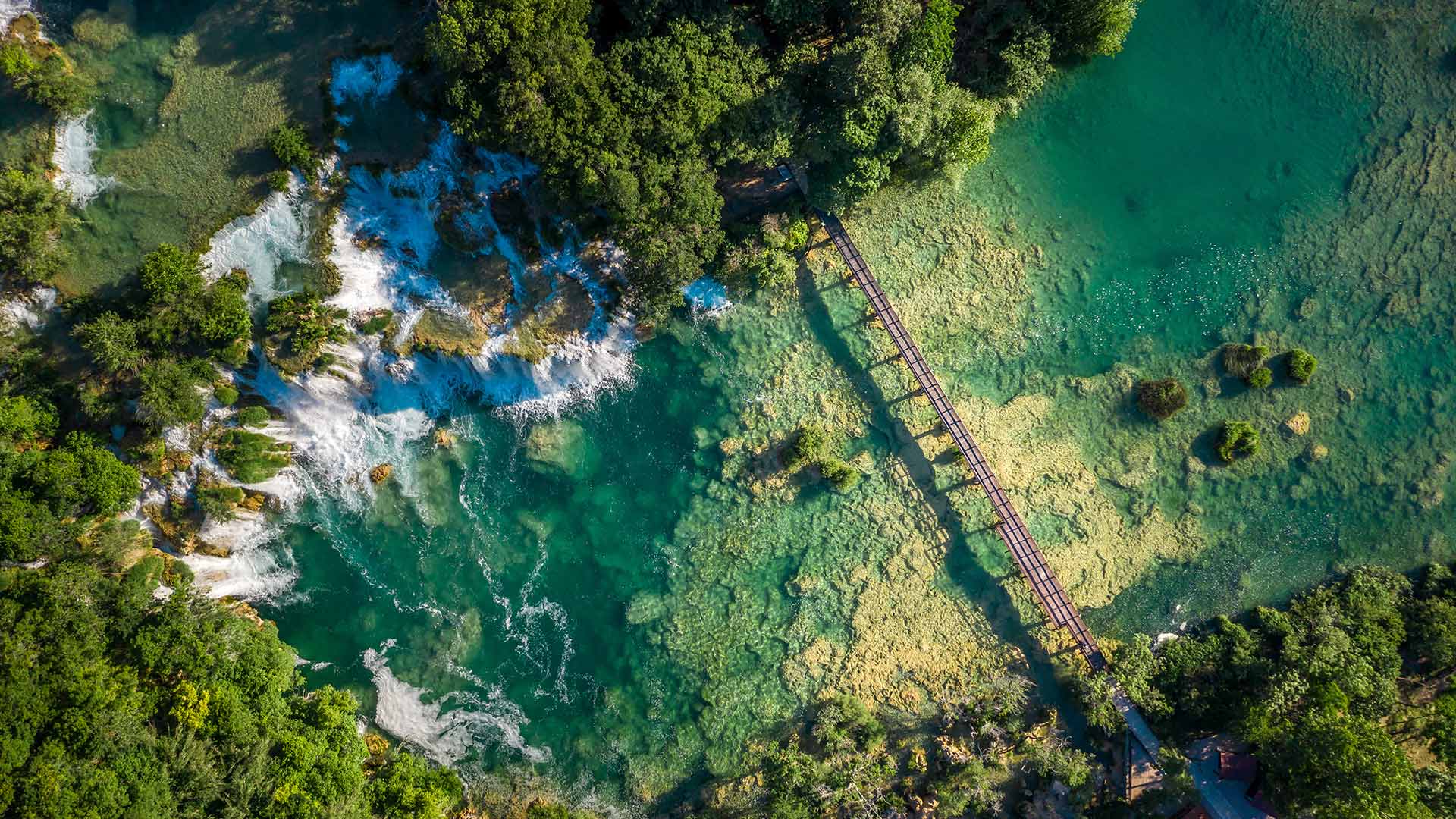Skradinski Buk Wooden Bridge