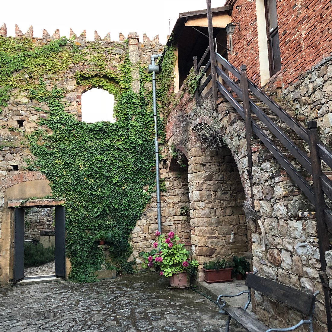 Castelbuono Castle Courtyard