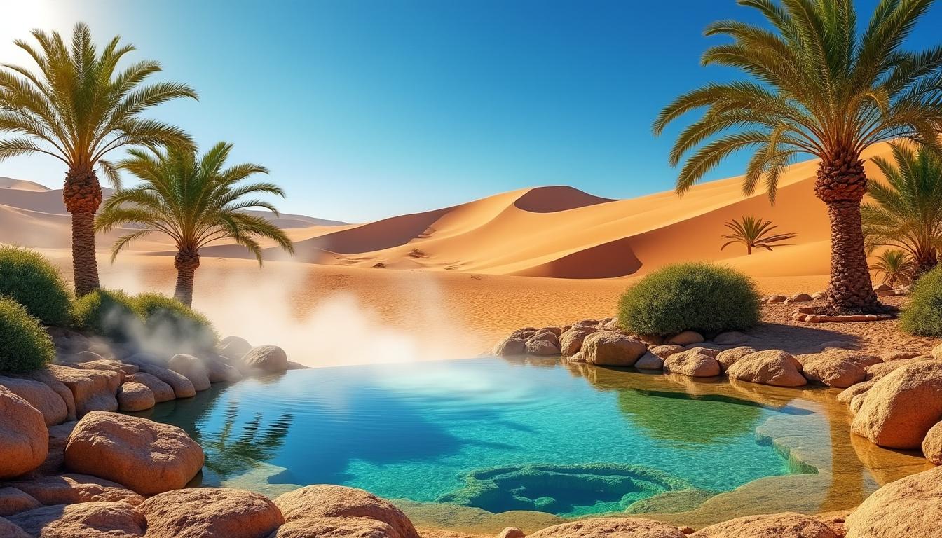 Thermal Spring Pool Edge