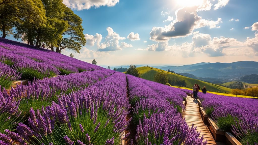 Lavender Garden Archway