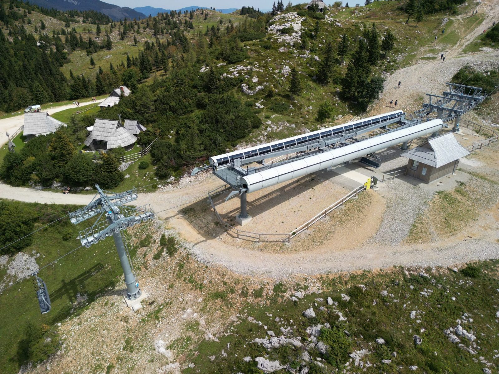 Cable Car Arrival Terrace