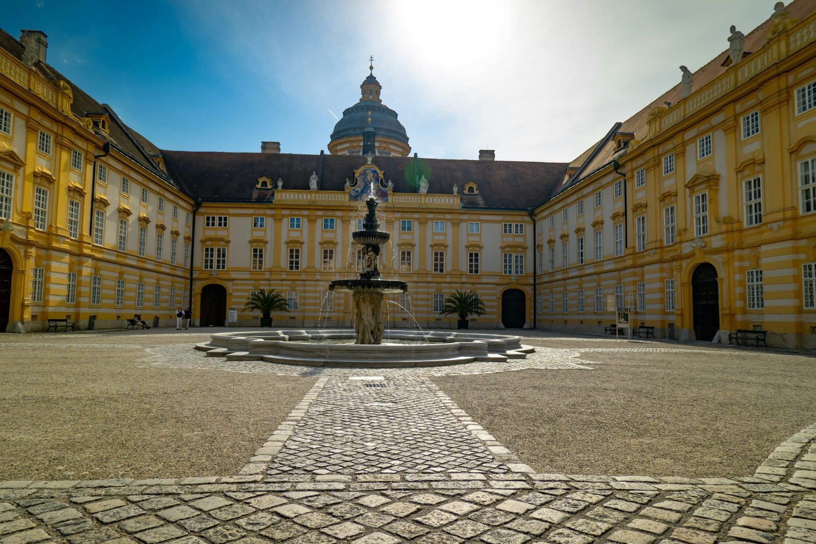 Abbey Courtyard