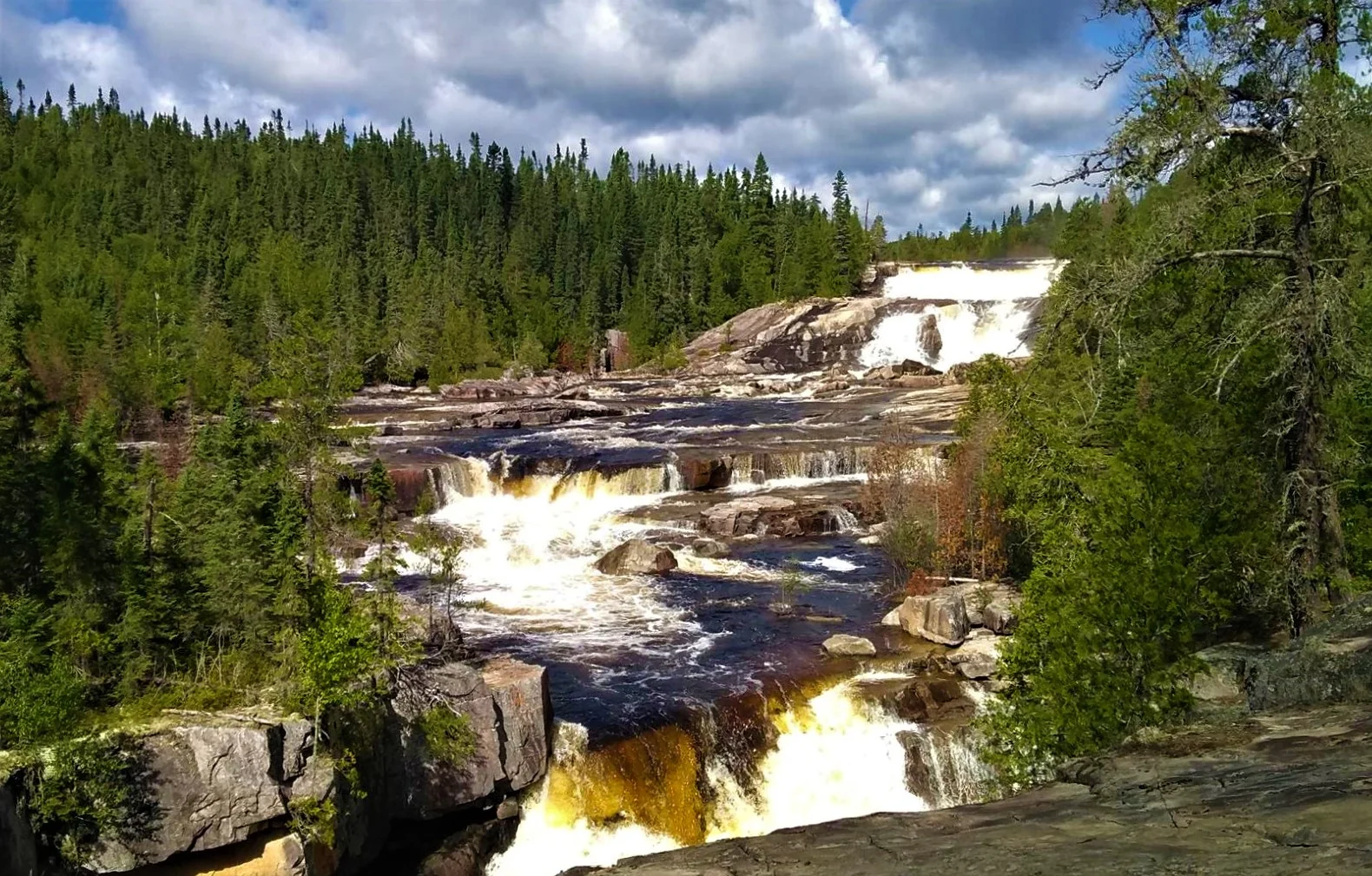 Arrival at Dog Falls