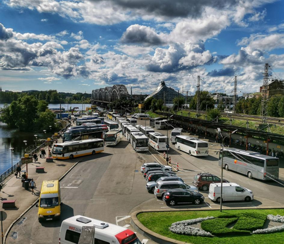 Riga International Coach Terminal Departure Gates