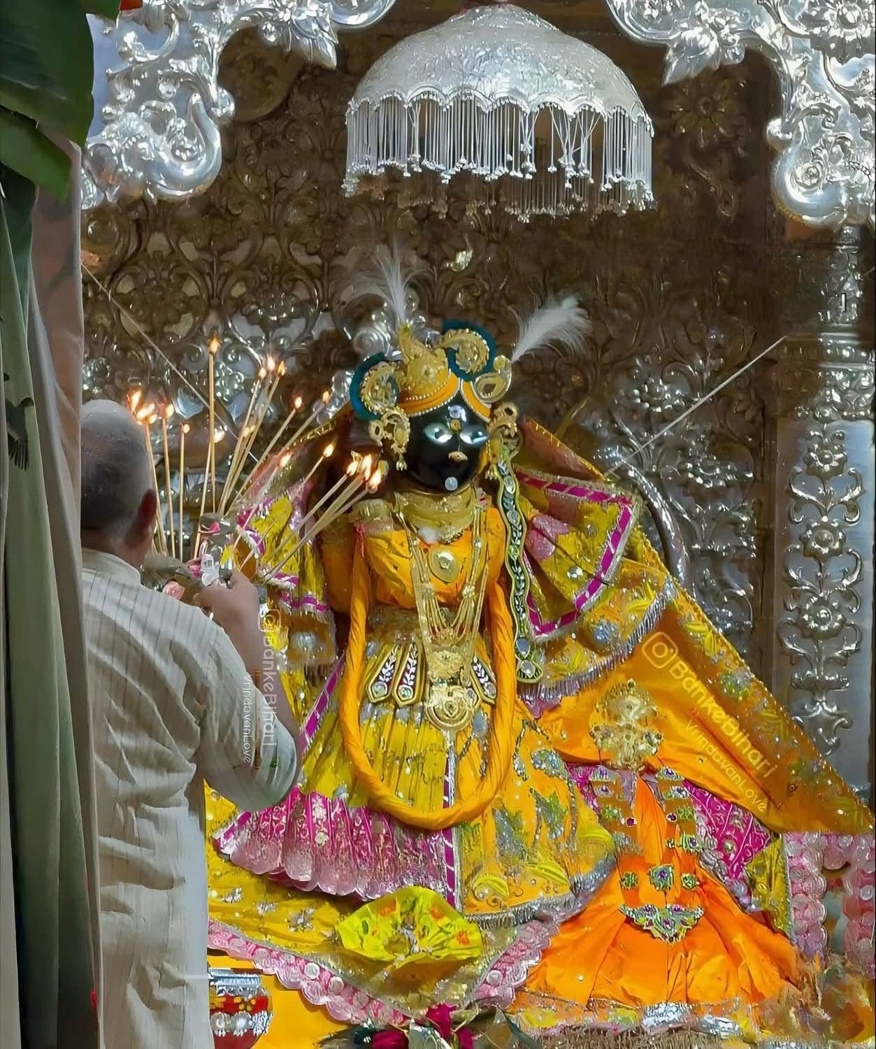 Main Sanctum and Jhanki Curtain