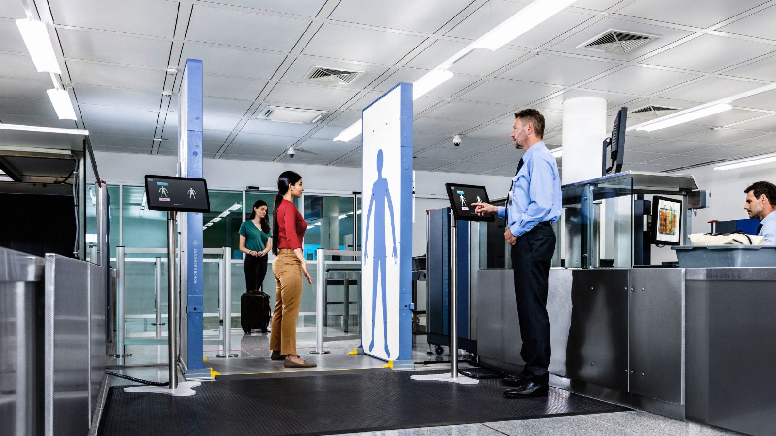 Security Checkpoint Entrance