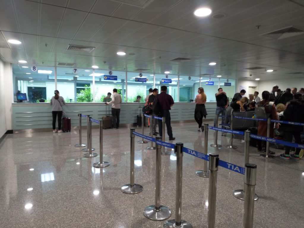 Arrival Immigration Hall