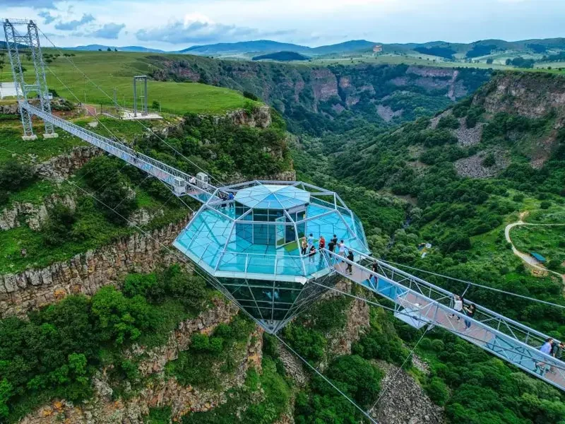 Diamond Bridge Georgia From Tbilisi