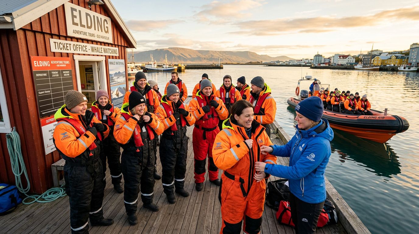Reykjavik Whale and Puffin Watching Rib Boat Tour