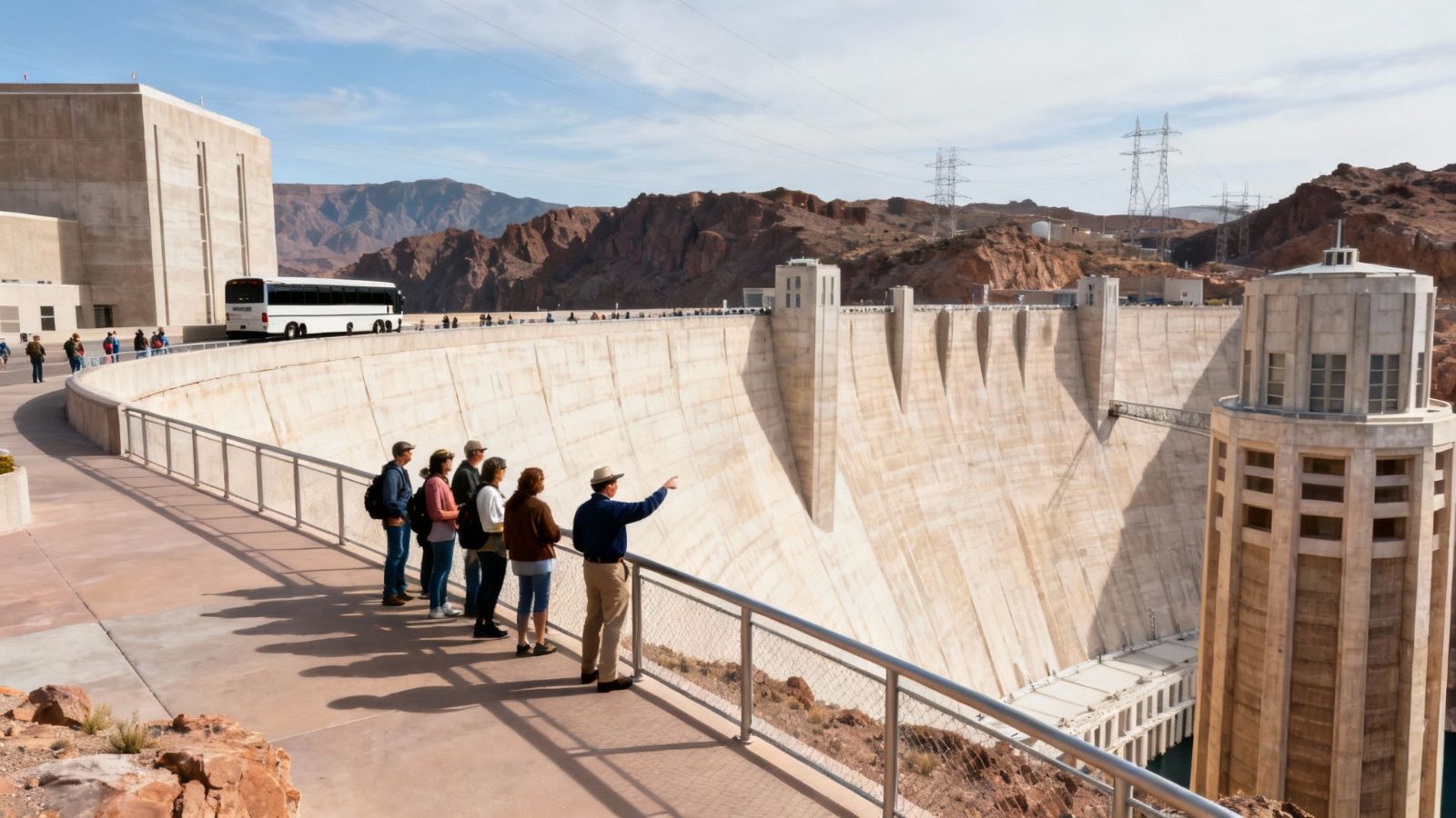 Dam Crest Pedestrian Walkway