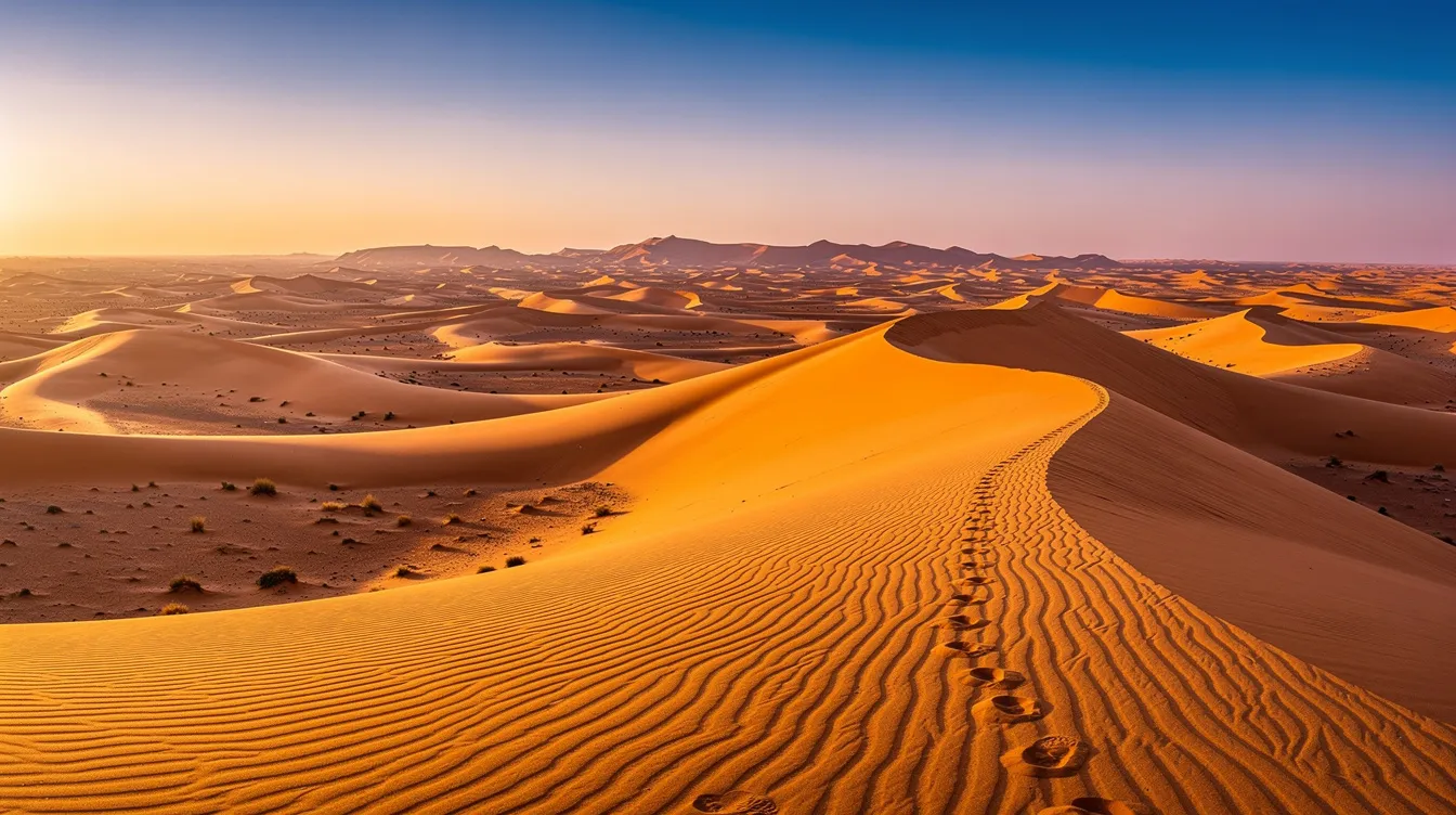 Merzouga Erg Chebbi Panorama