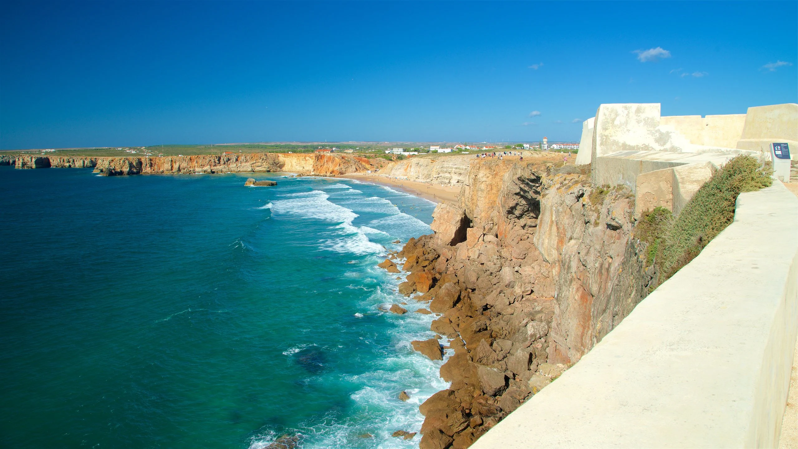 Sagres Fortress cliffs