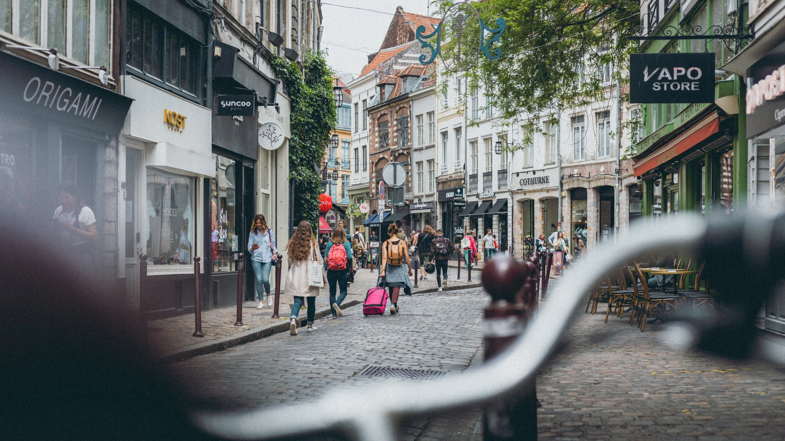 Rue de la Clef Storefronts