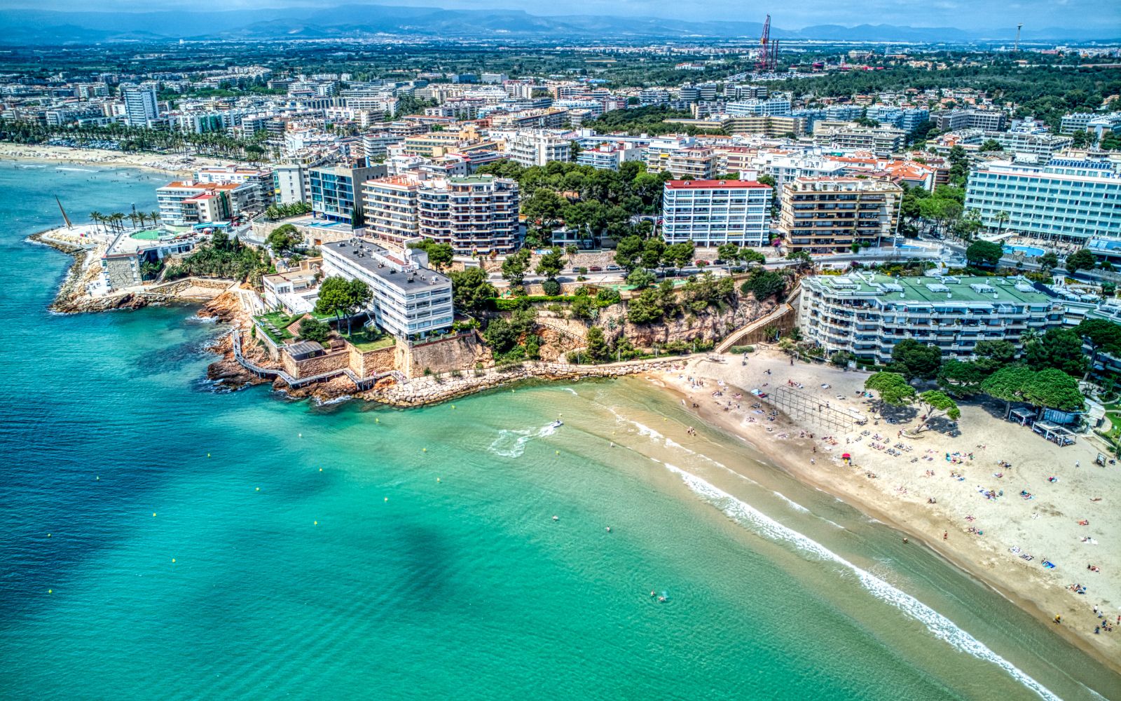 Salou Beach Shoreline
