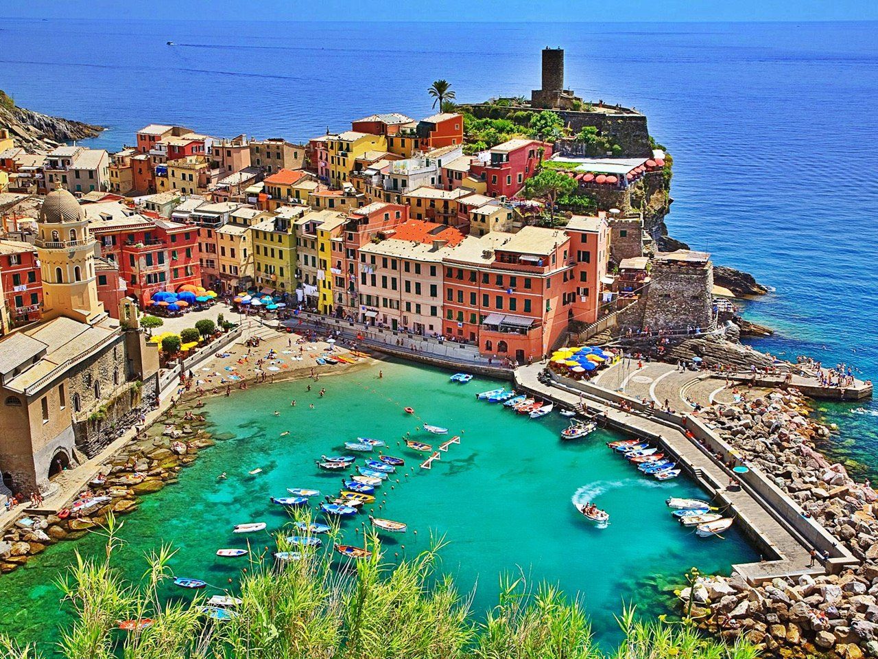 Vernazza Harbor Mole