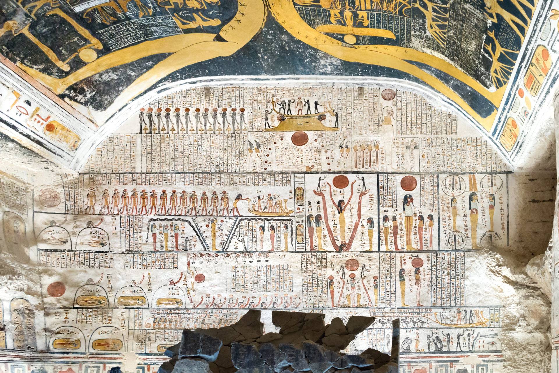 Zum Grab von Ramses VI. gehen