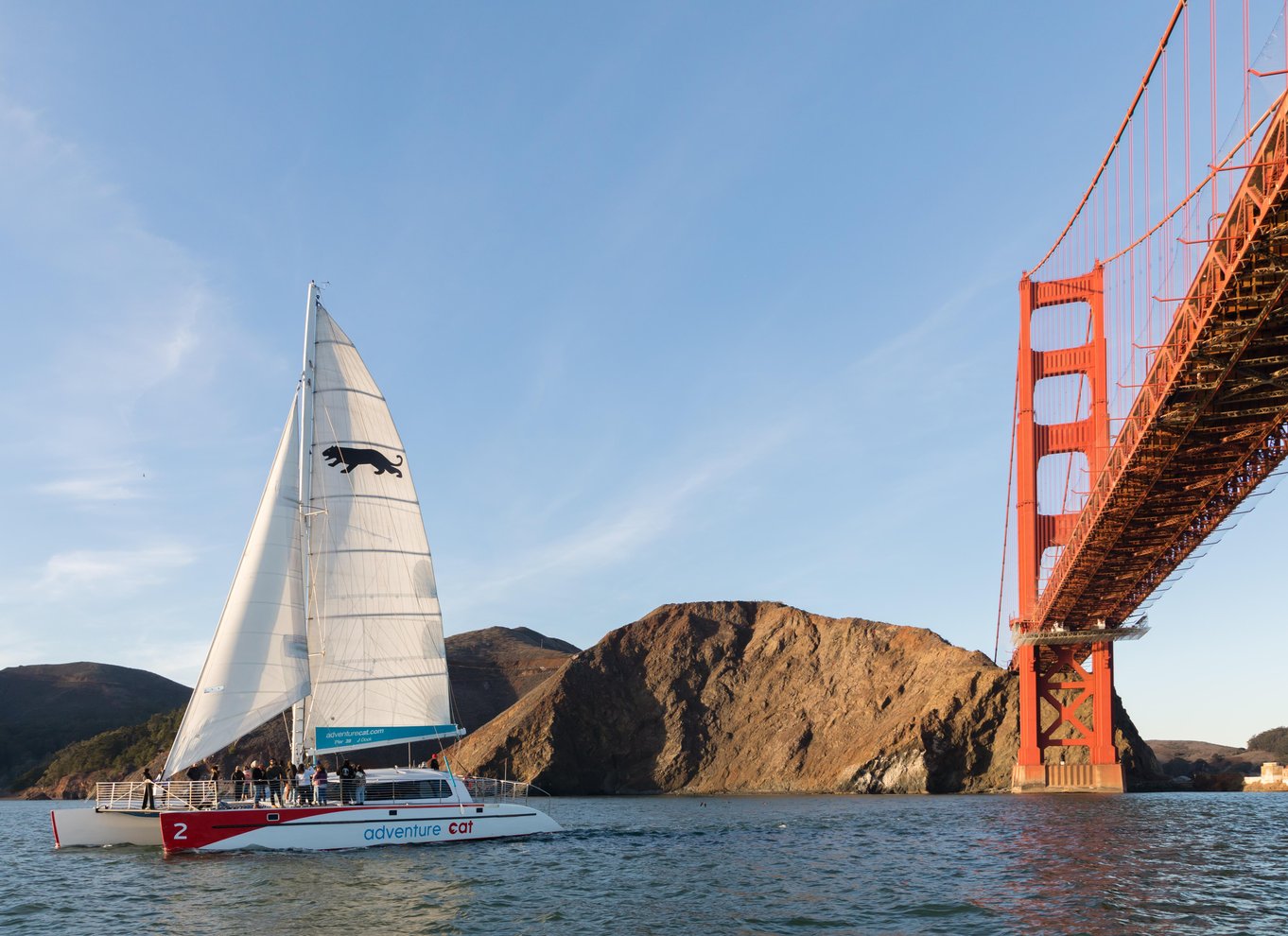 Golden Gate Bridge boat cruise vantage