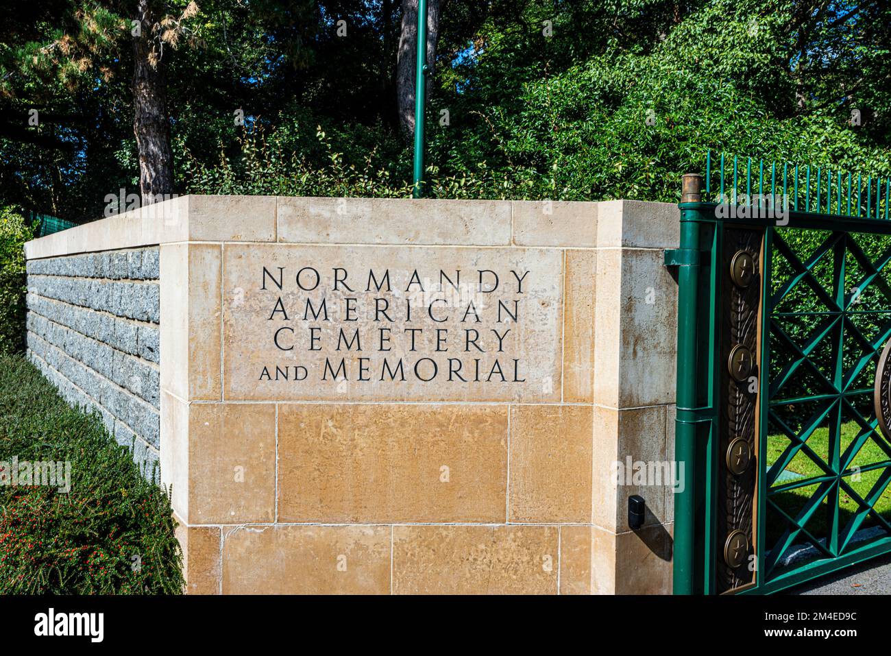 Normandy American Cemetery entrance