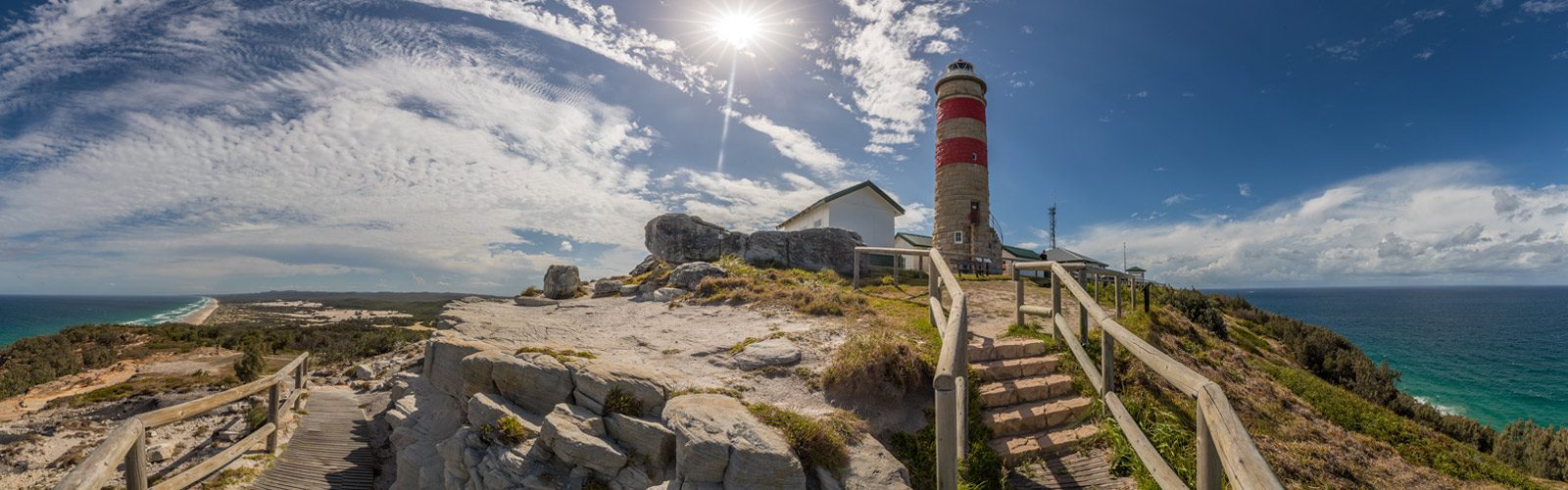 Exploration du phare de Cape Moreton