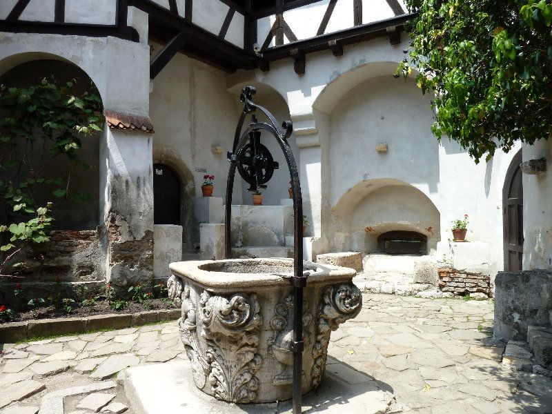 Inner Courtyard and Wishing Well