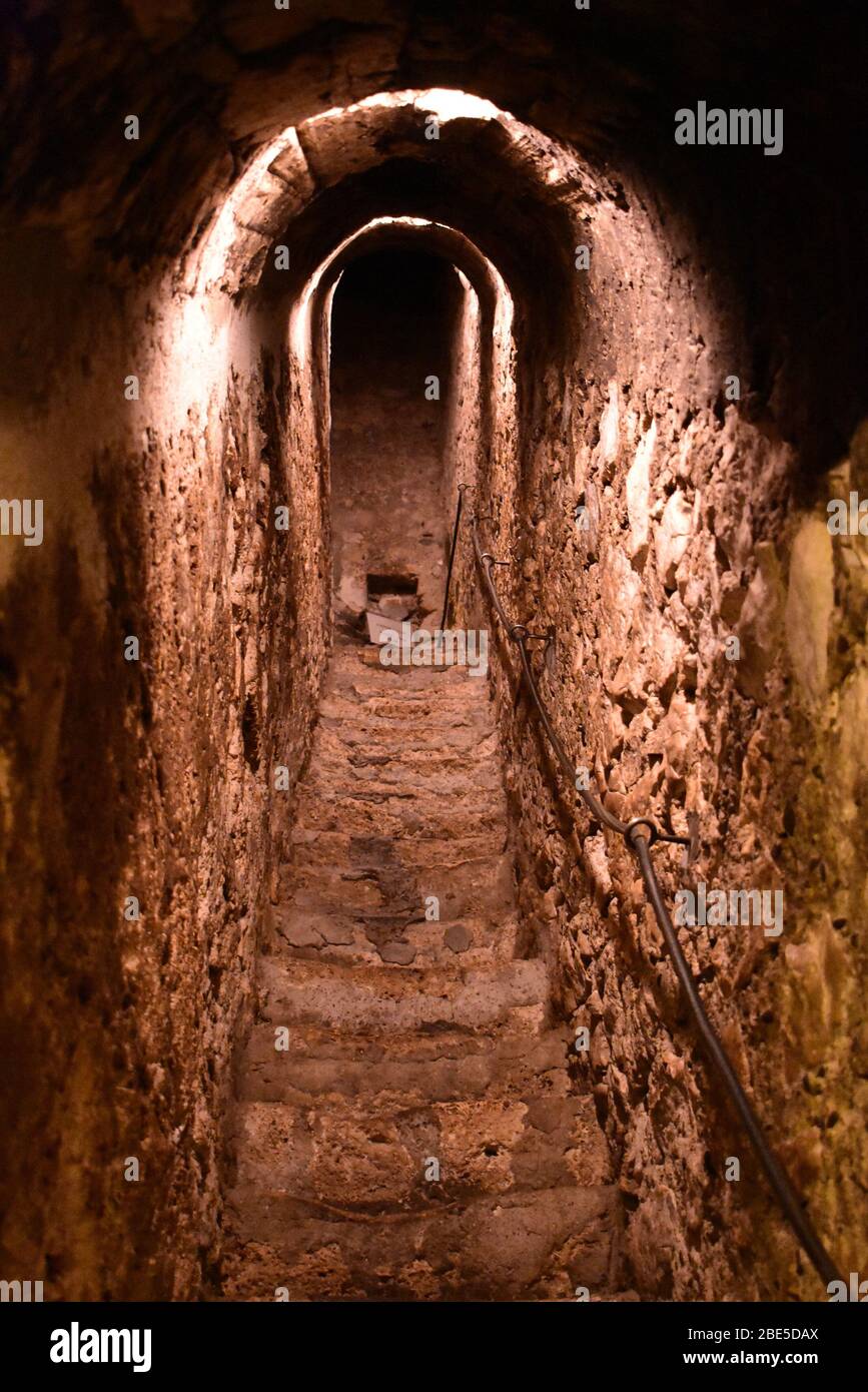 Secret Staircase Behind the Fireplace