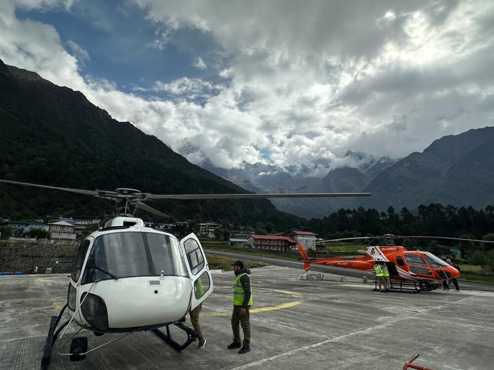 Hotel pickup and transfer to helipad