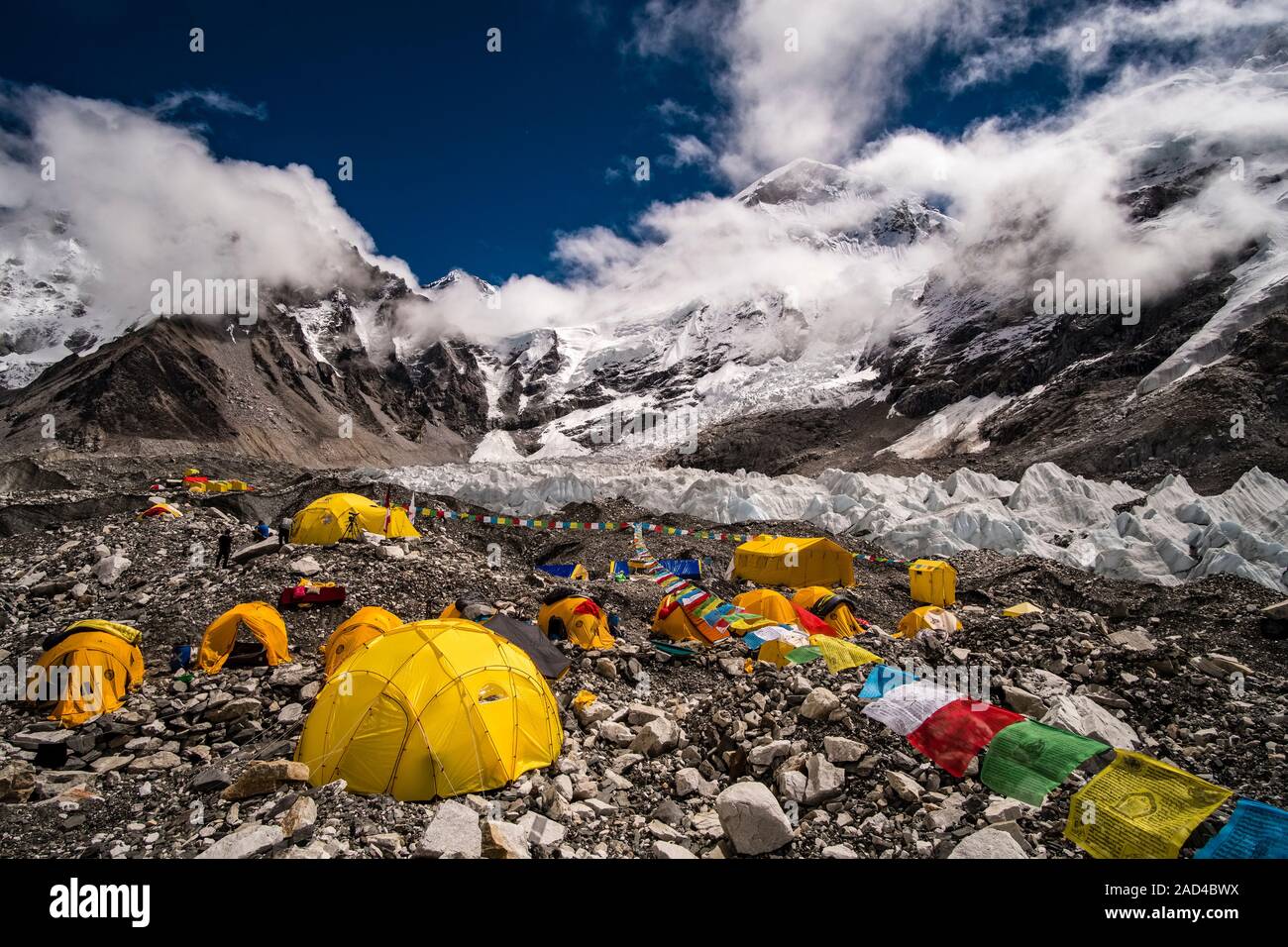 Khumbu Glacier and Base Camp Approach