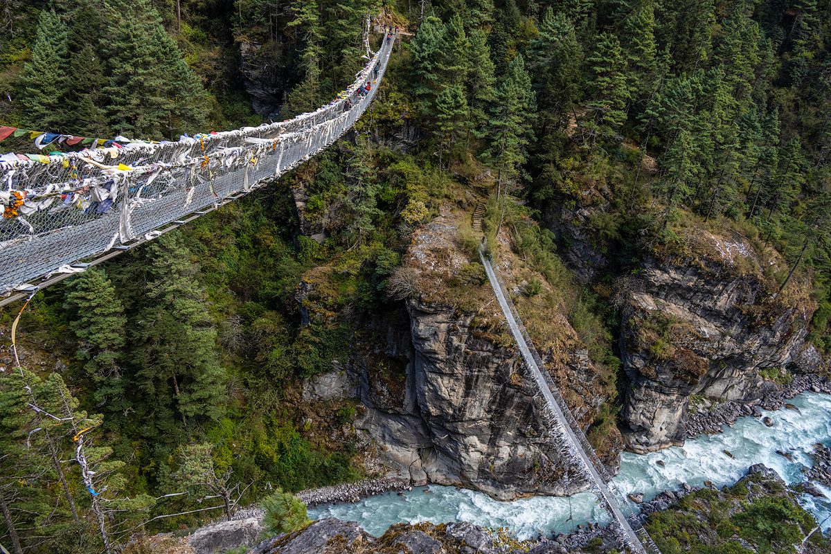 Dudh Koshi Suspension Bridges