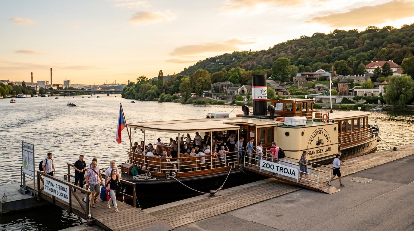 Steamboat to Prague Zoo