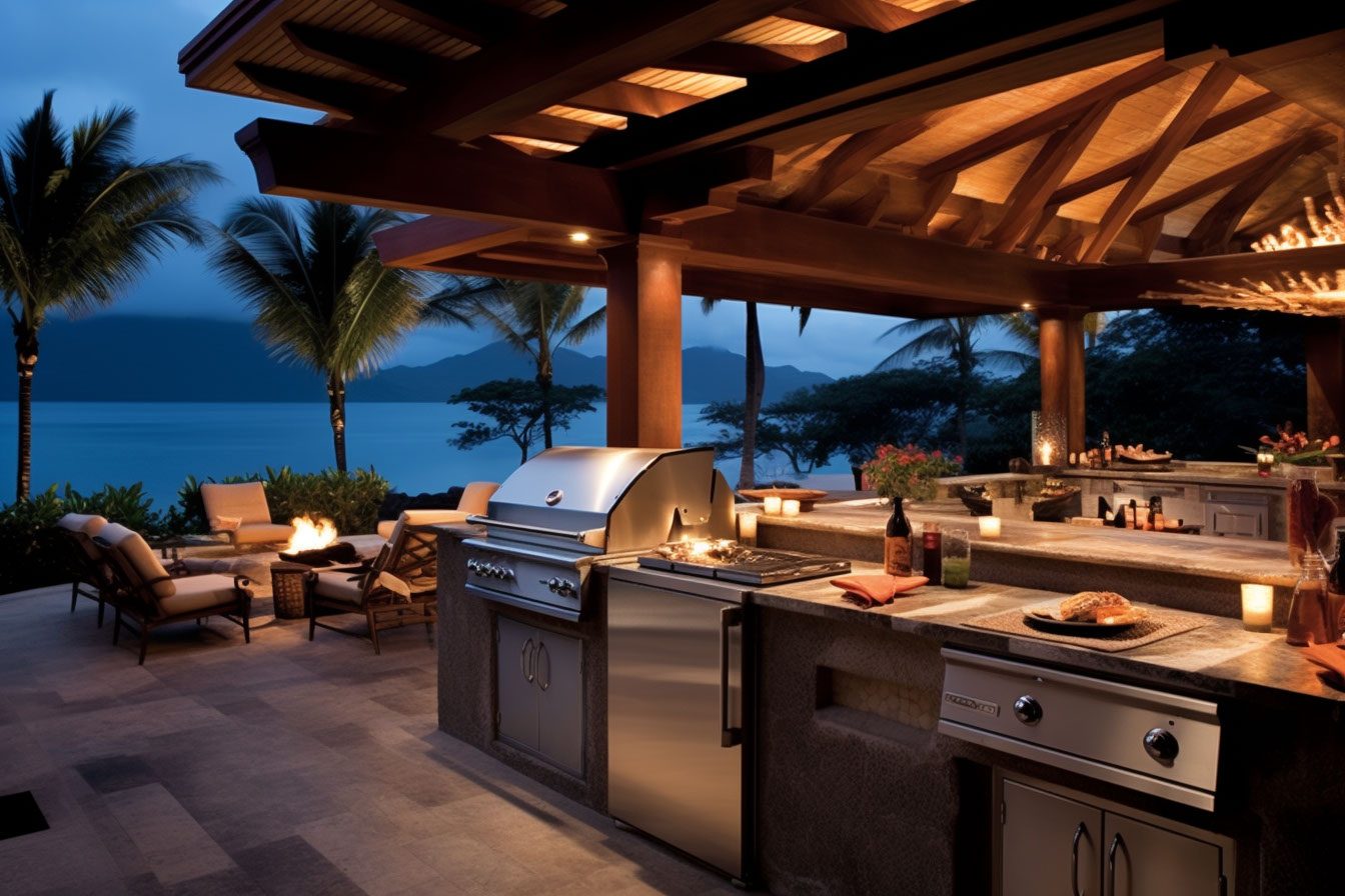 Beachside BBQ Area