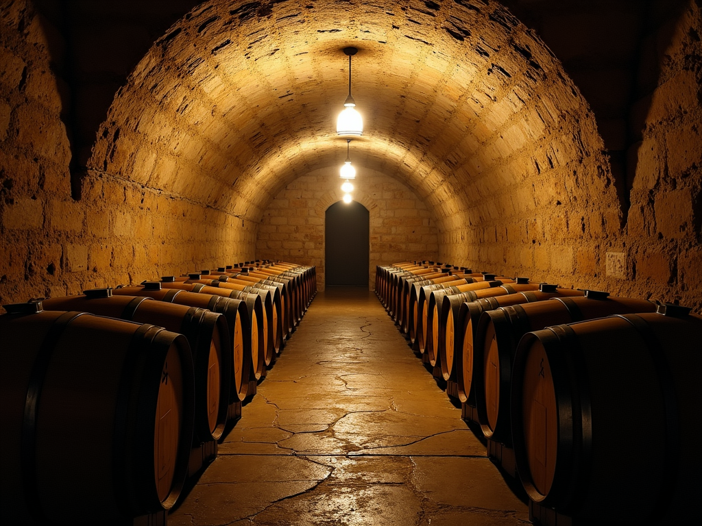 Cellar Barrel Corridor