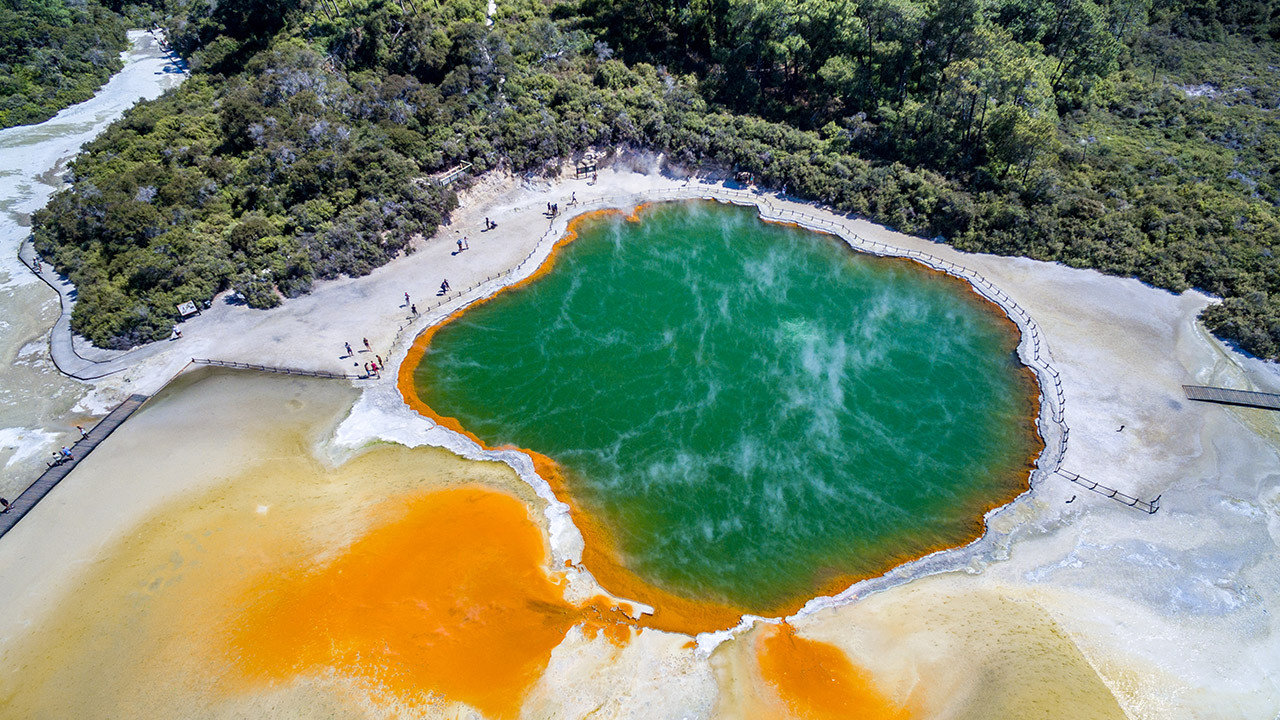 Champagne Pool e Artist's Palette