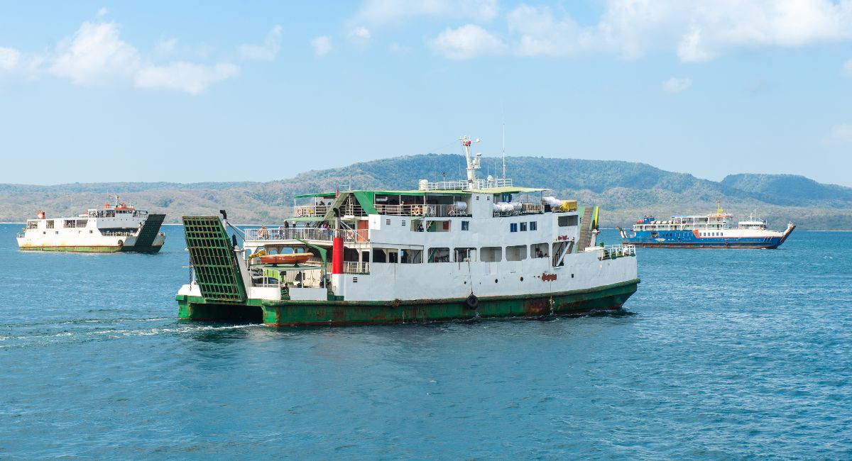 Ferry crossing to Java