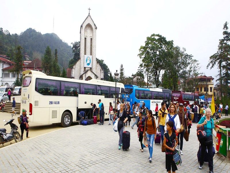 Sa Pa Bus Station Arrival Point