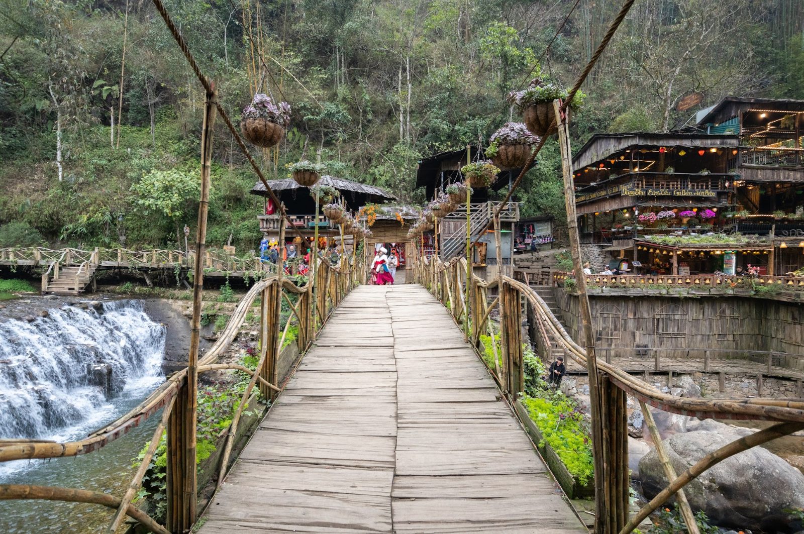 Cat Cat Village Waterfall
