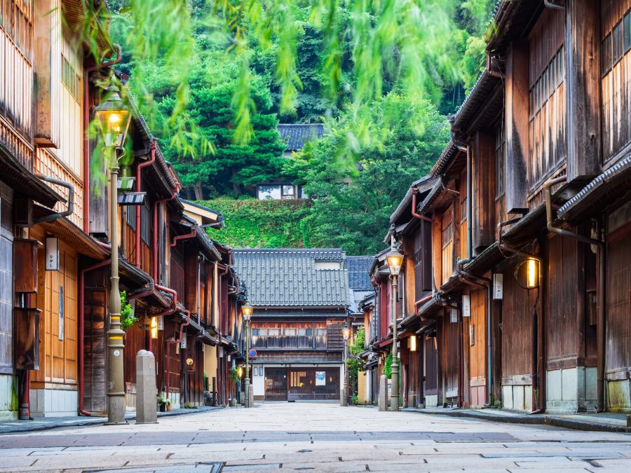 Higashi Chaya District Facade
